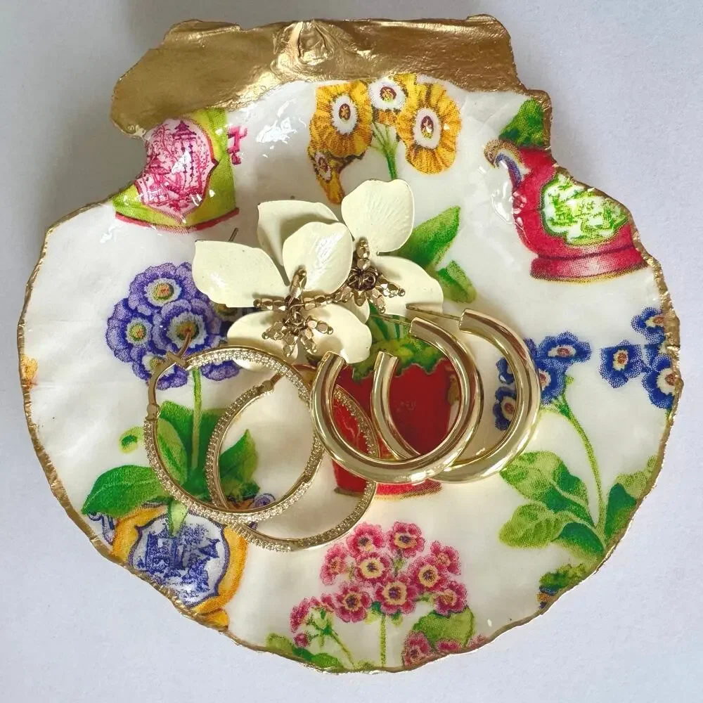 Handmade seashell trinket